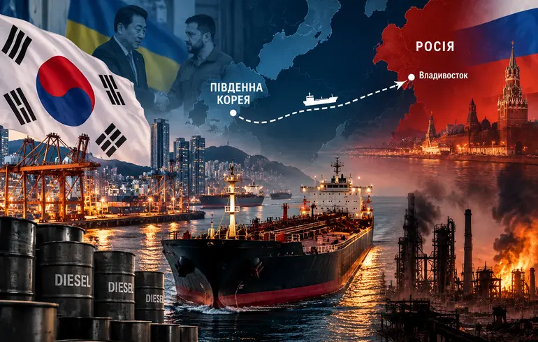 Підтримує Київ, але допомагає Росії: Південна Корея стала одним із головних джерел пального для Москви — The Guardian
