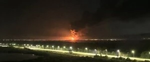 В Ростовской области дроны атаковали нефтеналивной терминал: вспыхнул масштабный пожар
