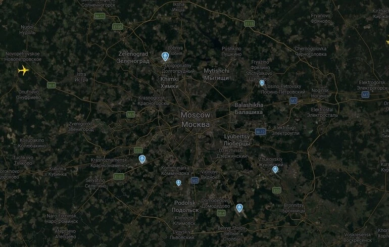 Усі чотири аеропорти Москви призупинили обслуговування рейсів