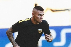 Футболист сборной Украины забил эффектный гол за греческий клуб