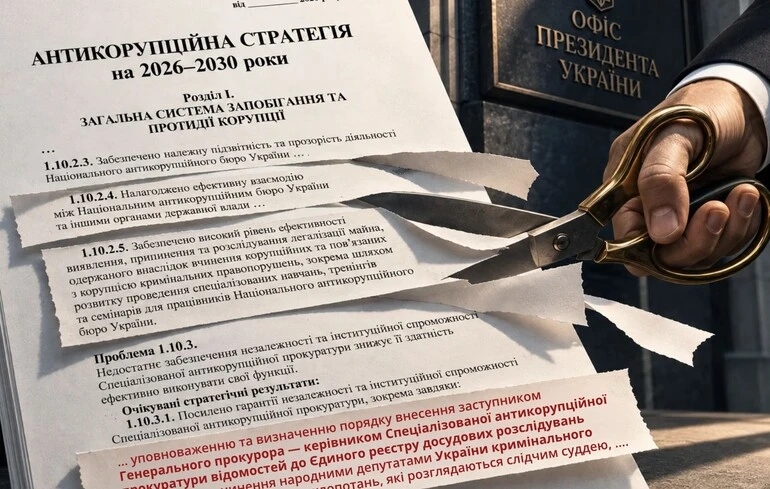 UAH 25bn for the Right to Control Law Enforcement: Why the Rada Is Blocking the Anti-Corruption Strategy