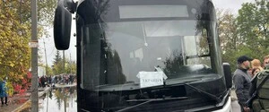 Евакуація з Олешок: автобуси з мешканцями міста вирушили в напрямку Краснодарського краю