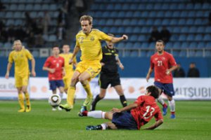 Сборная Украины по футболу выиграла у чилийцев