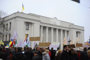 Сьогодні очікується прибуття під Раду 60 тисяч підприємців