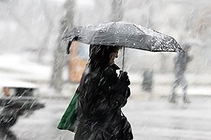 В Киеве в субботу ожидается мокрый снег и гололед