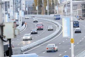 В Киеве открыта развязка на Московской площади