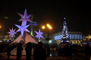 Новый год на улице встретили полтора миллиона украинцев