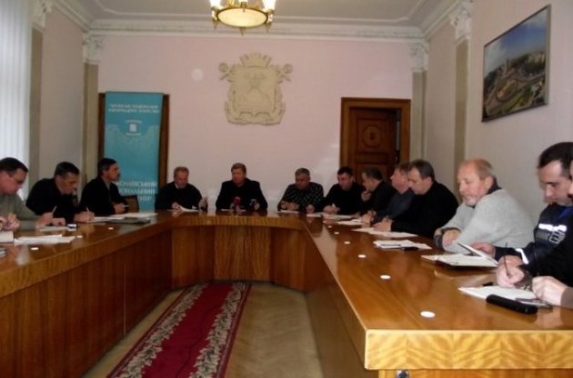 Заседание штаба по по вопросам ликвидации последствий прорыва теплотрассы в Николаеве 