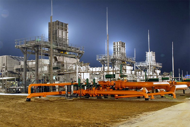 Компрессорная станция Берегдароц (Венгрия)