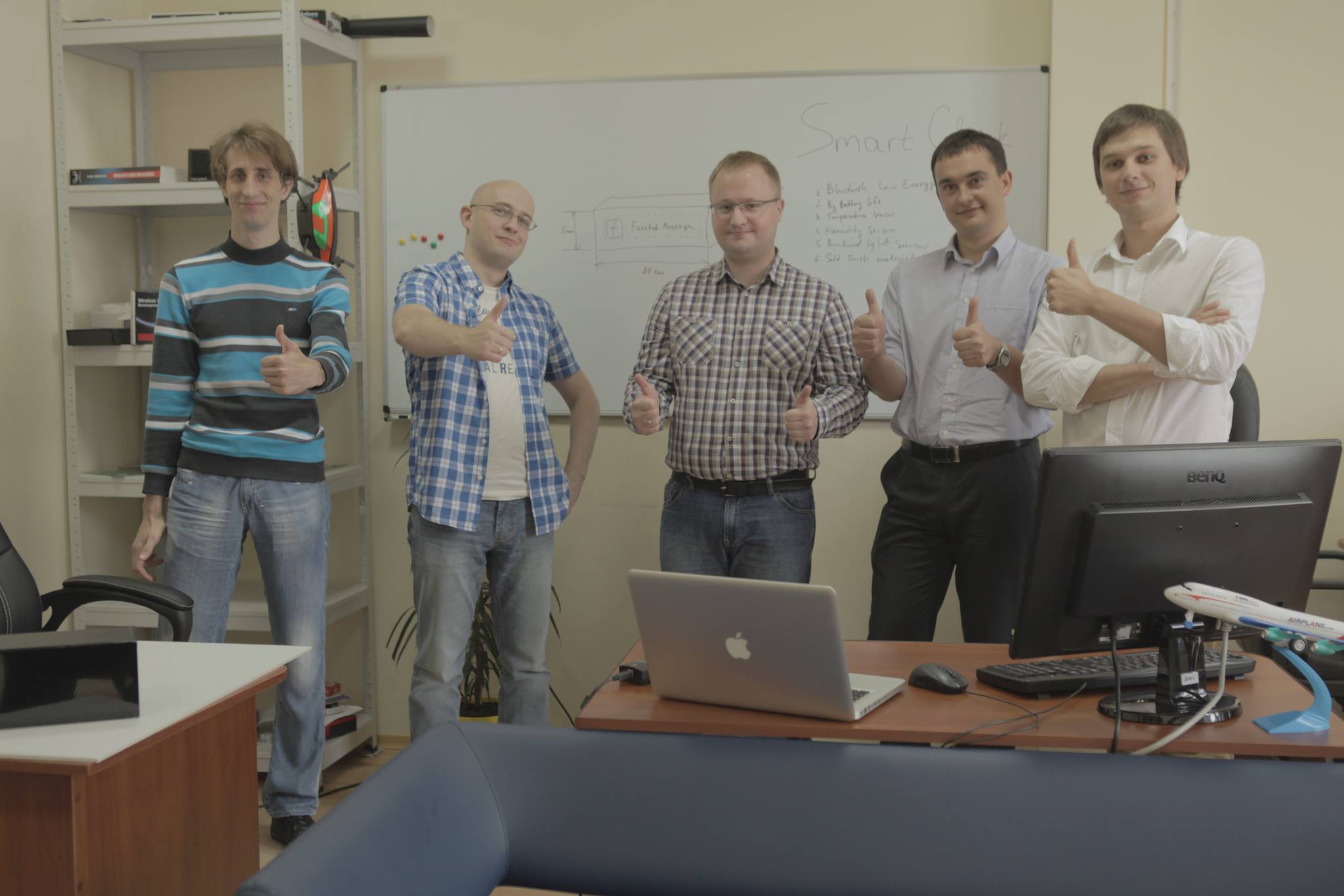 . Команда Smart Atoms: Микола Кирічук, Дмитро Бариський, Назар Білоус, Віталій Тарасюк, Ігор Кіщак