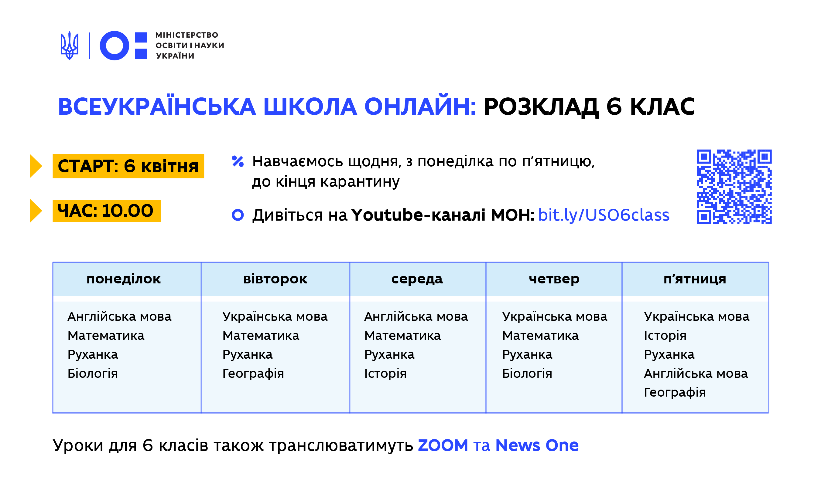 Всеукраинская школа онлайн: время и программа занятий во время карантина -  ZN.ua