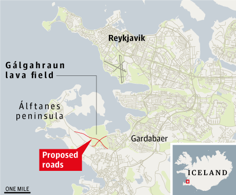 Трассу хотели проложить по уникальному лавовому полю Трассу хотели проложить по уникальному лавовому полю