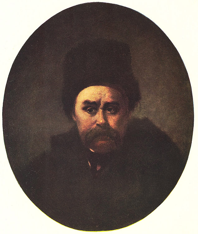 Тарас Шевченко. Автопортрет, январь-февраль 1861 г.