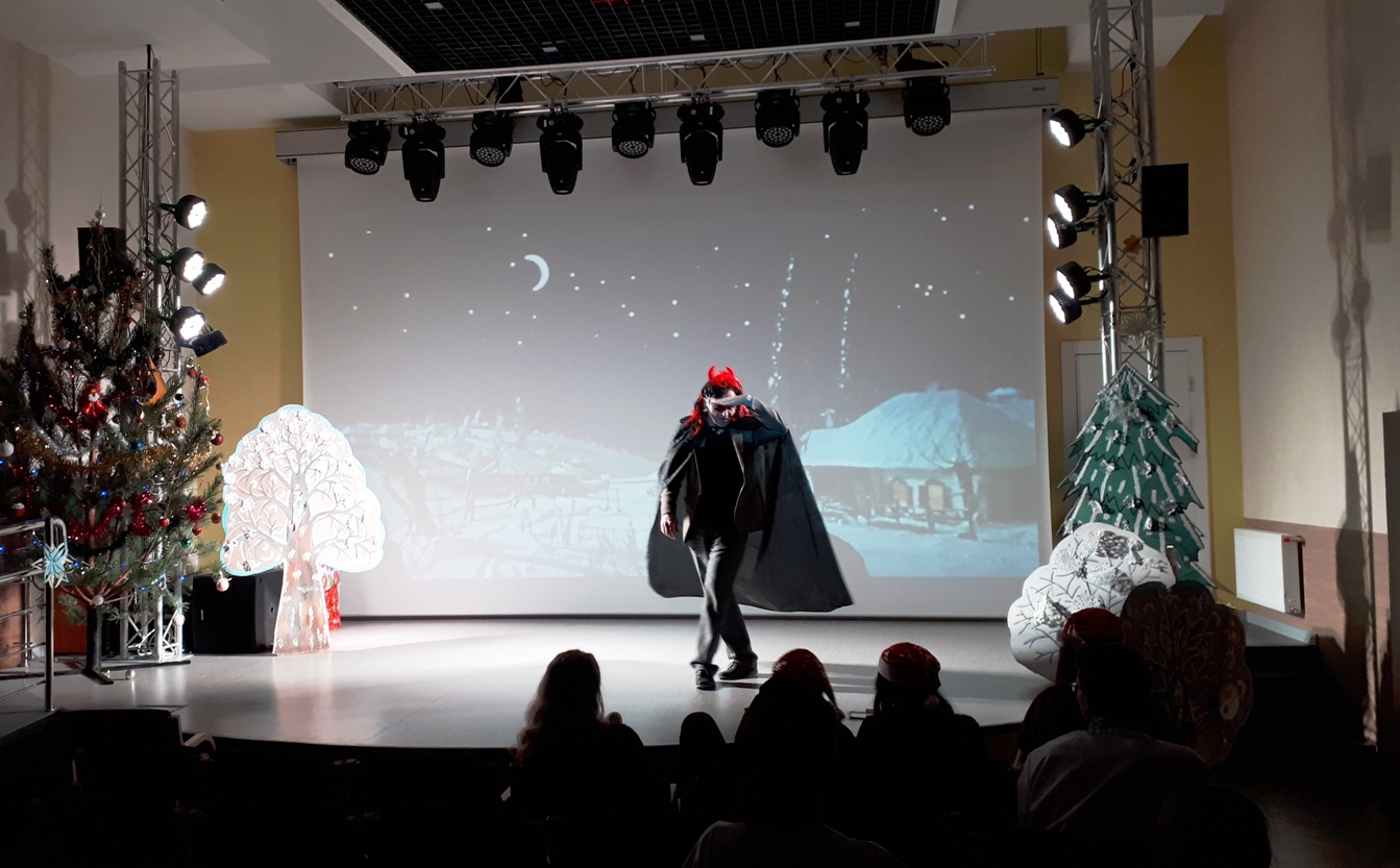 Репетиція «Ночі перед Різдвом» в актовому залі ліцею