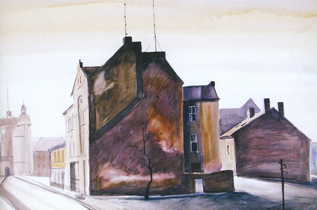 Німеччина, Коттбус. 1992 р., акварель