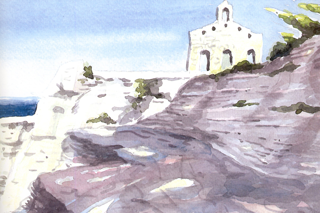 Хорватія, Пула. 2007 р., акварель