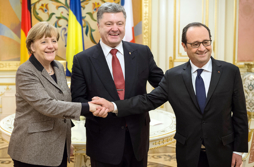 Меркель и Олланд не обсуждали с Порошенко федерализацию Украины