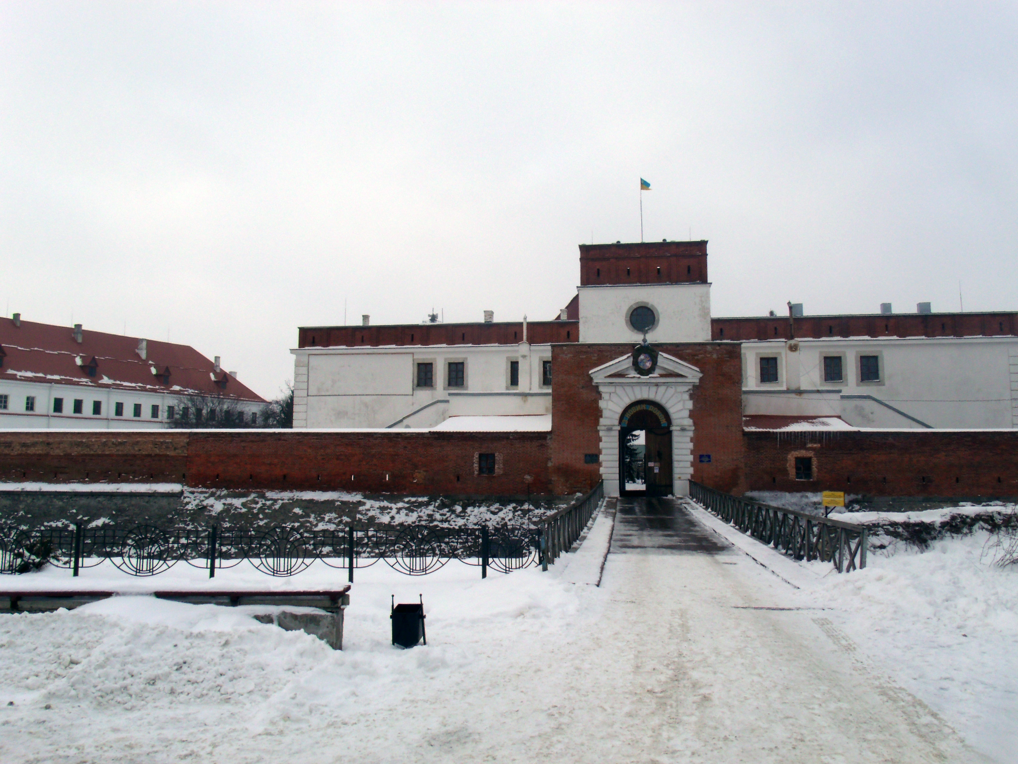 Дубенский замок зимой Дубенский замок зимой