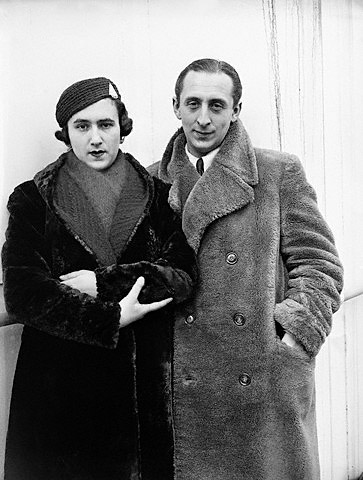 Владимир Горовиц с женой Вандой Горовиц (Либерман)