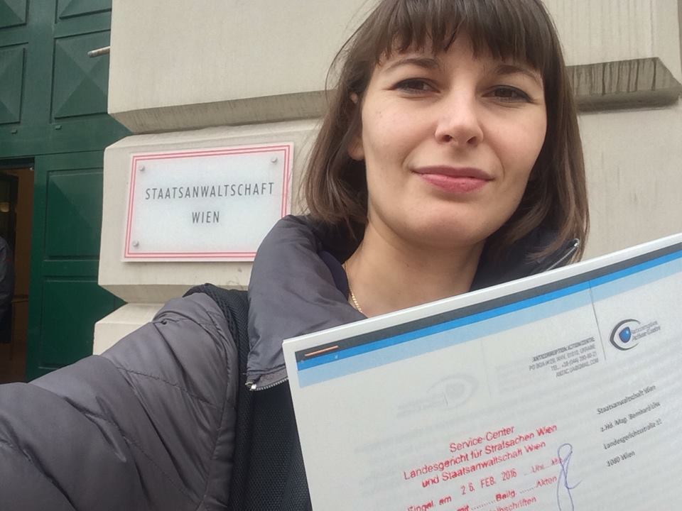 Кримінальне провадження у Австрії було порушено за заявою Центру Протидії Корупції від лютого 2016 року