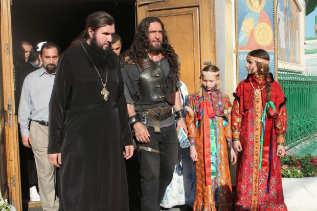 Протоієрей Андрій Новіков і Олександр Залдостанов Протоієрей Андрій Новіков і Олександр Залдостанов