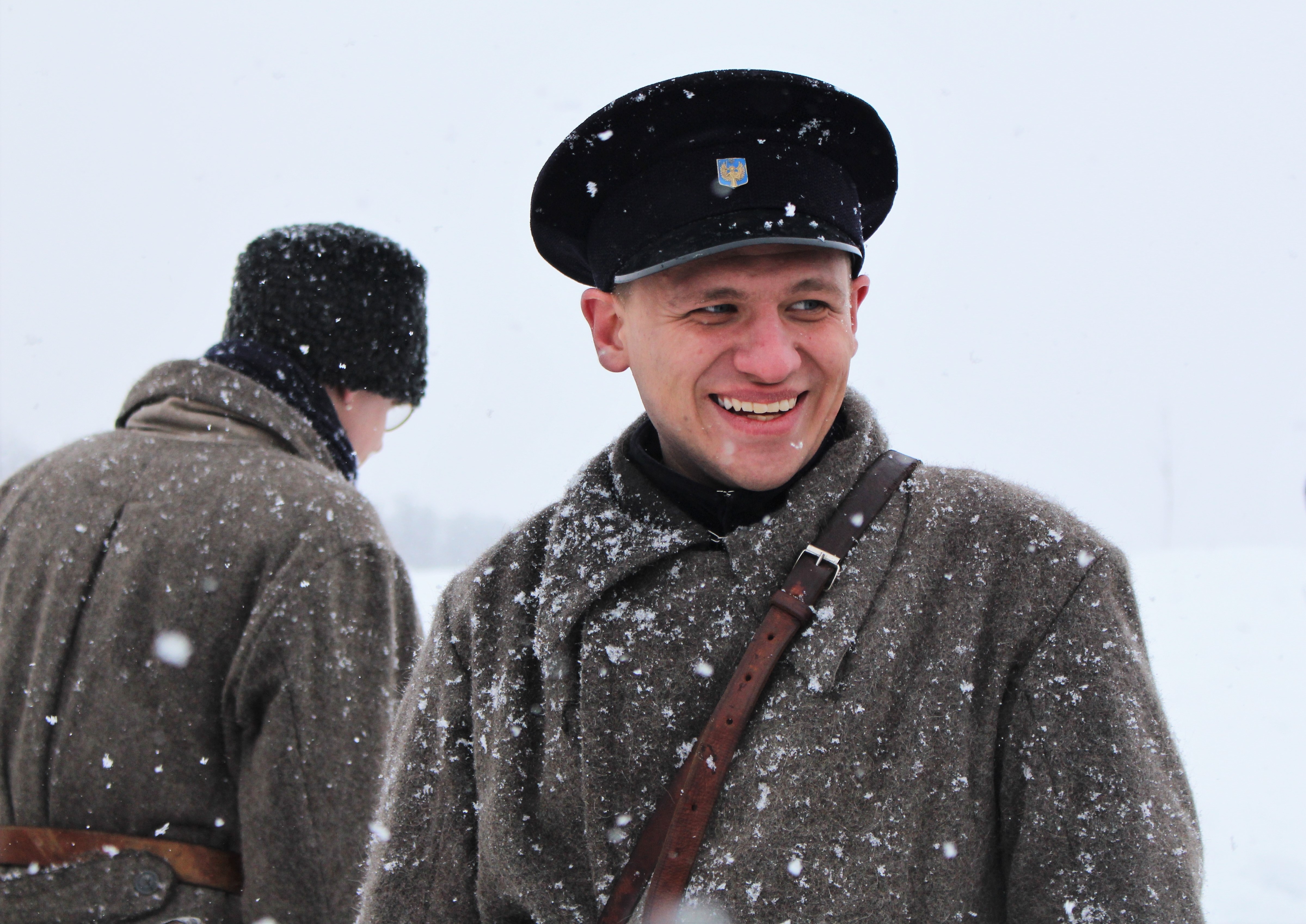 Євген Ламах на зйомках фільму 