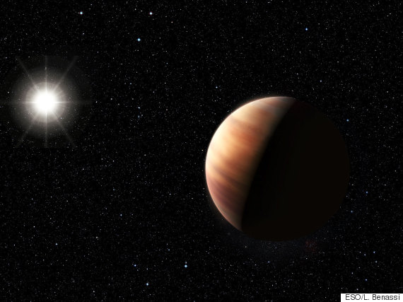 Графічне зображення знайденої зоряної системи