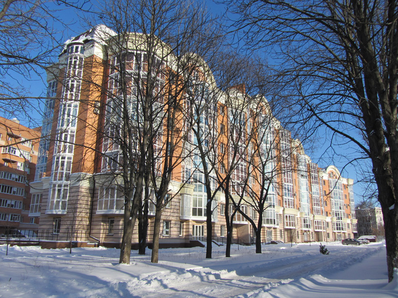 Фото дома на сайте компании Полтавтрансбуд, январь 2012 г.