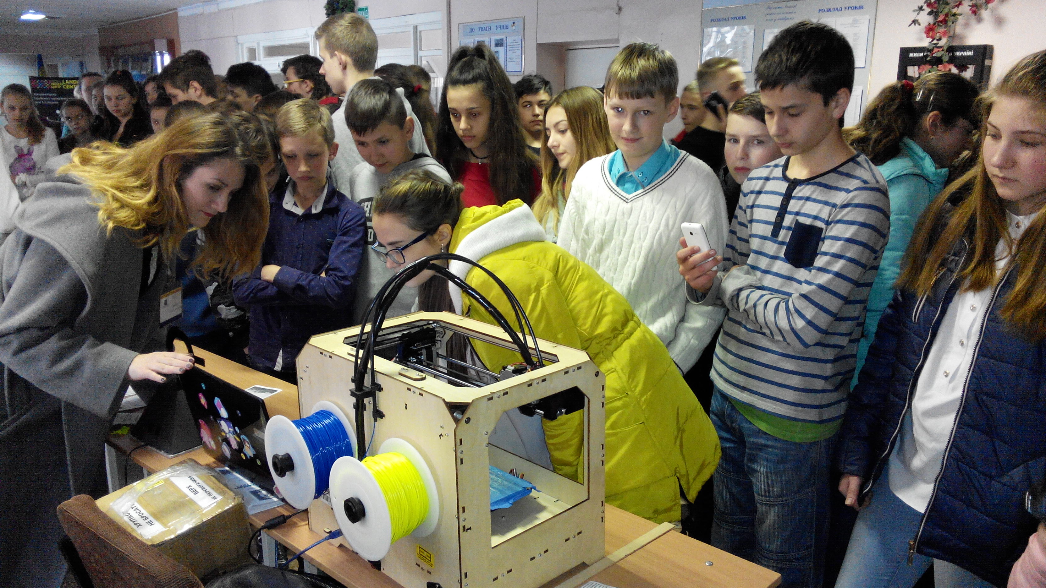 Робота 3Д-принтера (с. Солоницівка Харківської області)