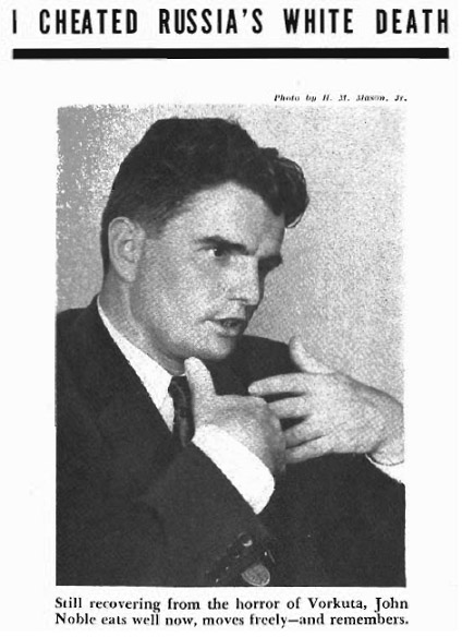 Джон Ноубл після повернення вже з радянського концтабору, 1955р.