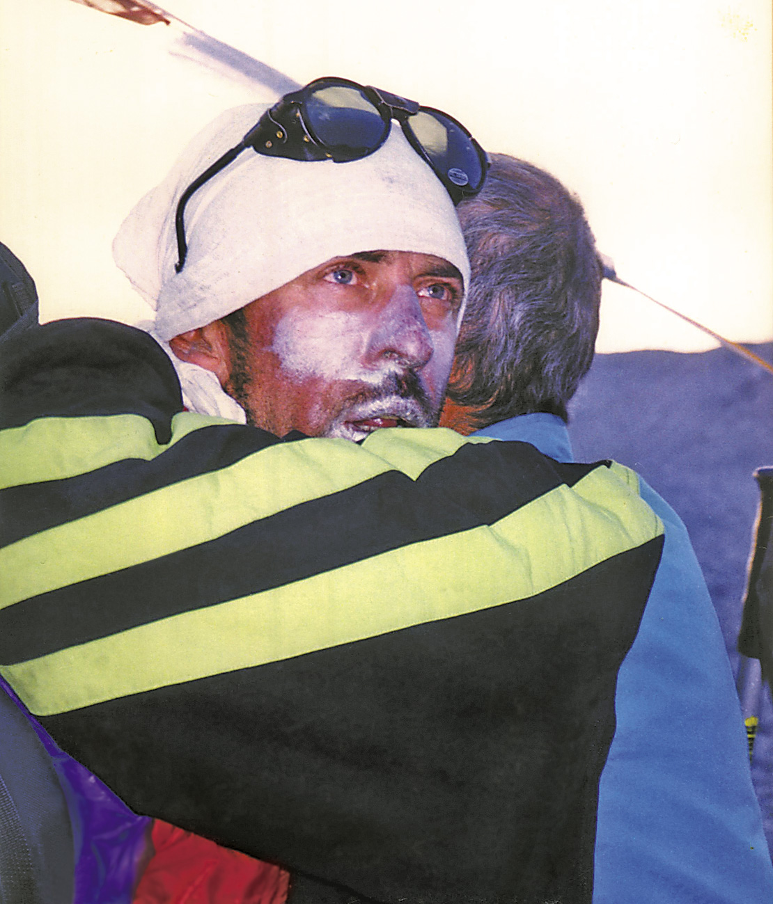 Владислав Терзиул після спуску з Евересту, 1999 рік.