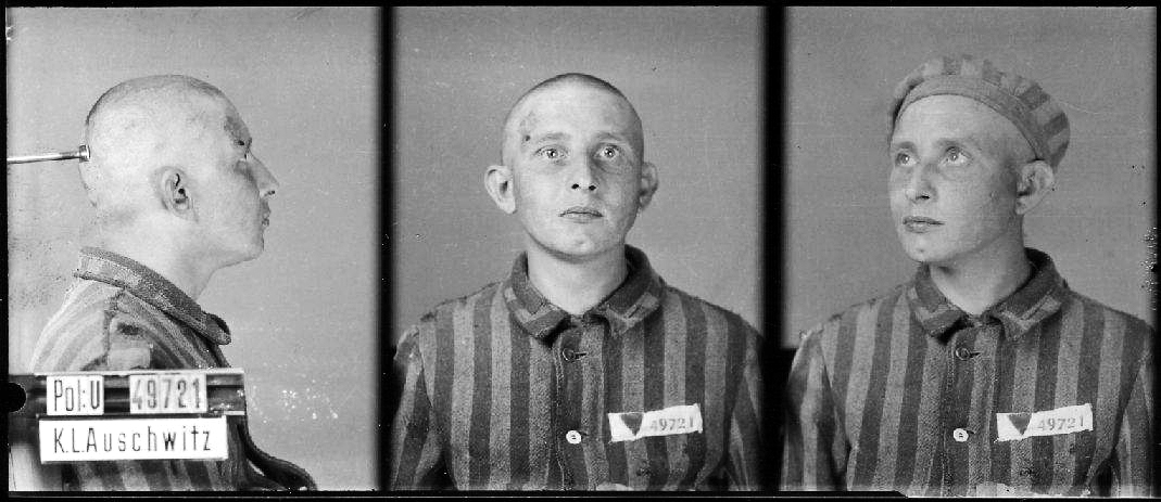 Фотография Василия Бандеры
(№49721),
сделанная в лагерном гестапо Фотография Василия Бандеры
(№49721),
сделанная в лагерном гестапо