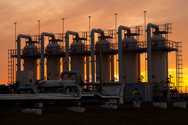 Подземные хранилища газа в Украине