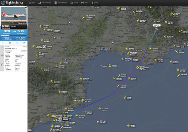 Рейс потерпілого крах літака Germanwings Рейс потерпілого крах літака Germanwings