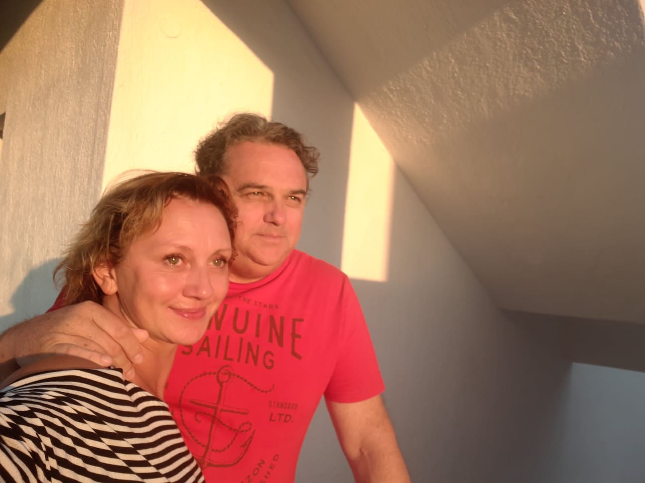 З чоловіком, режисером Станіславом Мойсеєвим З чоловіком, режисером Станіславом Мойсеєвим