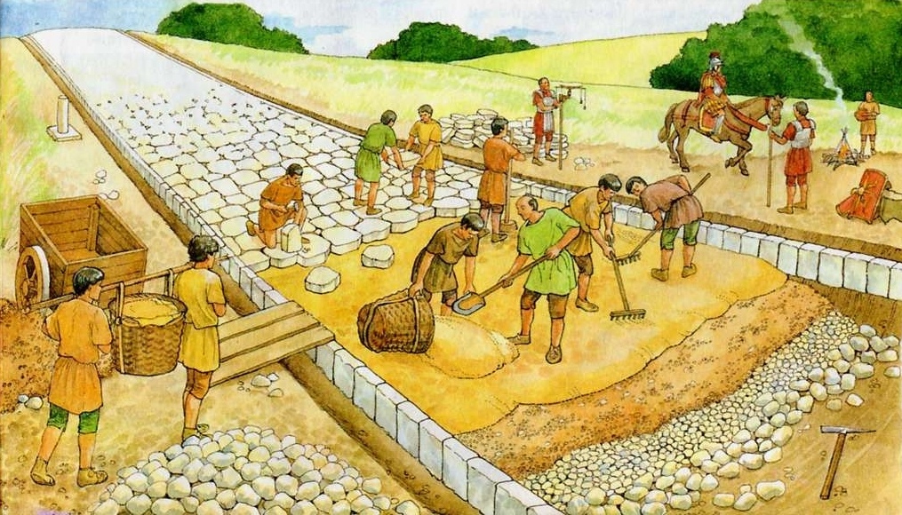 Строительство Аппиевой дороги в Древнем Риме Строительство Аппиевой дороги в Древнем Риме