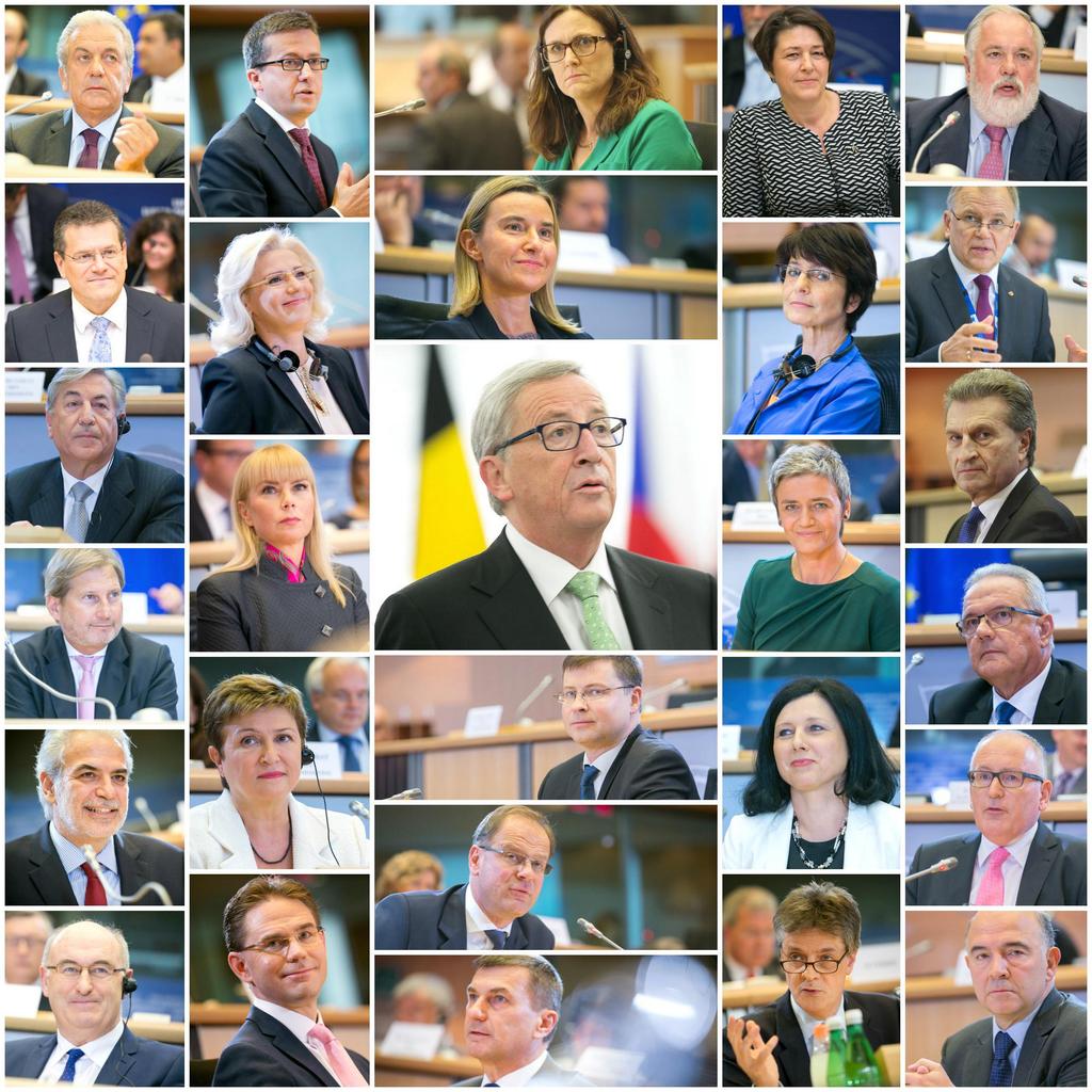 Єврокомісари нового складу Єврокомісії під керівництвом Жан-Клода Юнкера