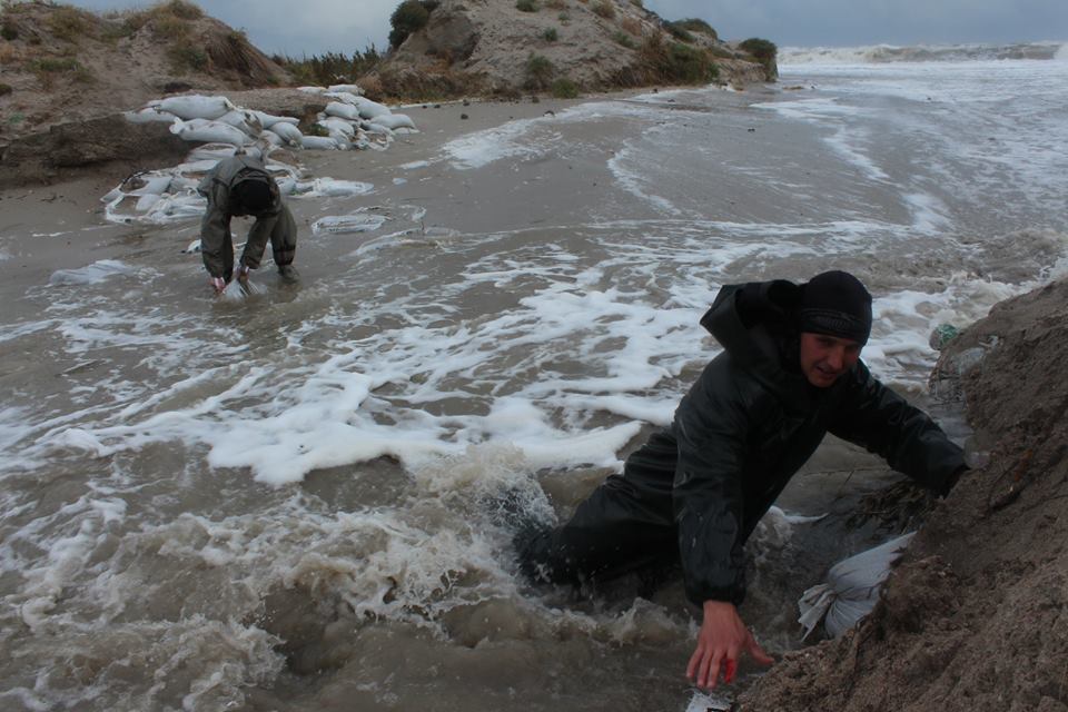 Під час шторму 12 жовтня Під час шторму 12 жовтня