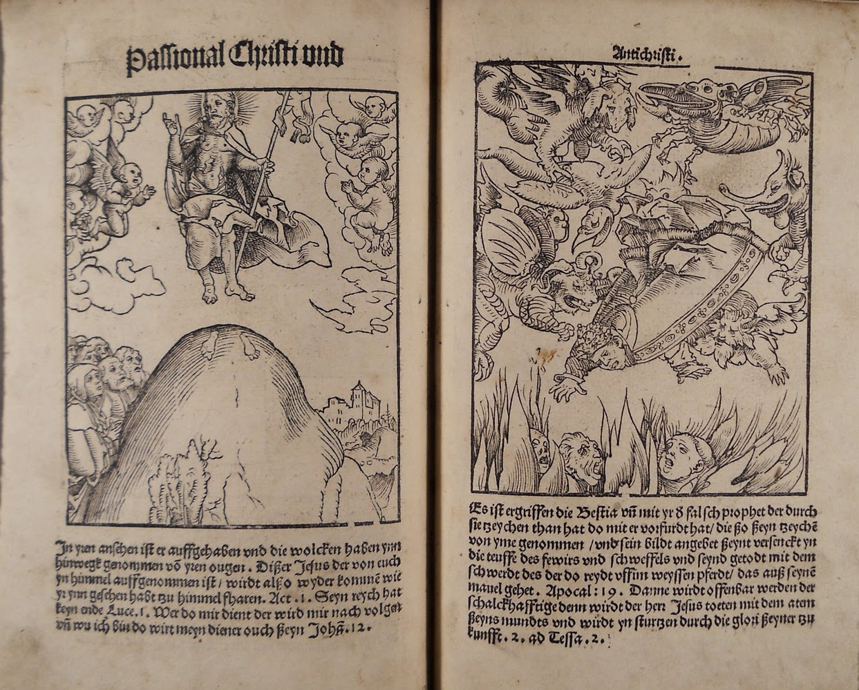 Образец антипапской пропаганды. Гравюра, 1520-е гг.