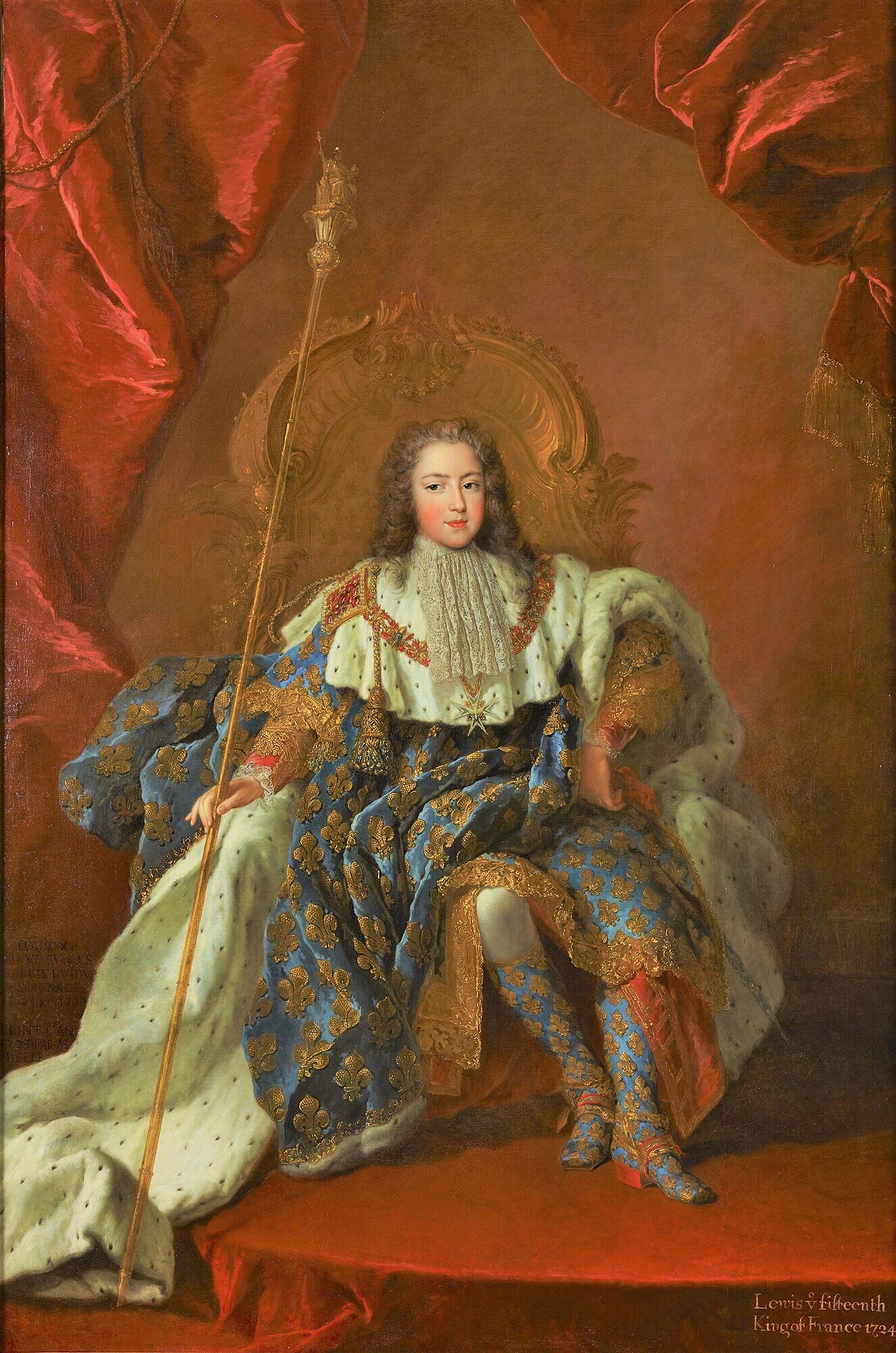 Молодий король Людовик ХV, Художник Алексис Сімон Белле, 1723р. Молодий король Людовик ХV, Художник Алексис Сімон Белле, 1723р.