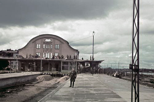 Разрушенный во время штурма Вийпури (весна 1940) Разрушенный во время штурма Вийпури (весна 1940)
