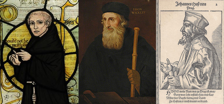 Вільям Оккам, Джон Вікліф, Ян Гус