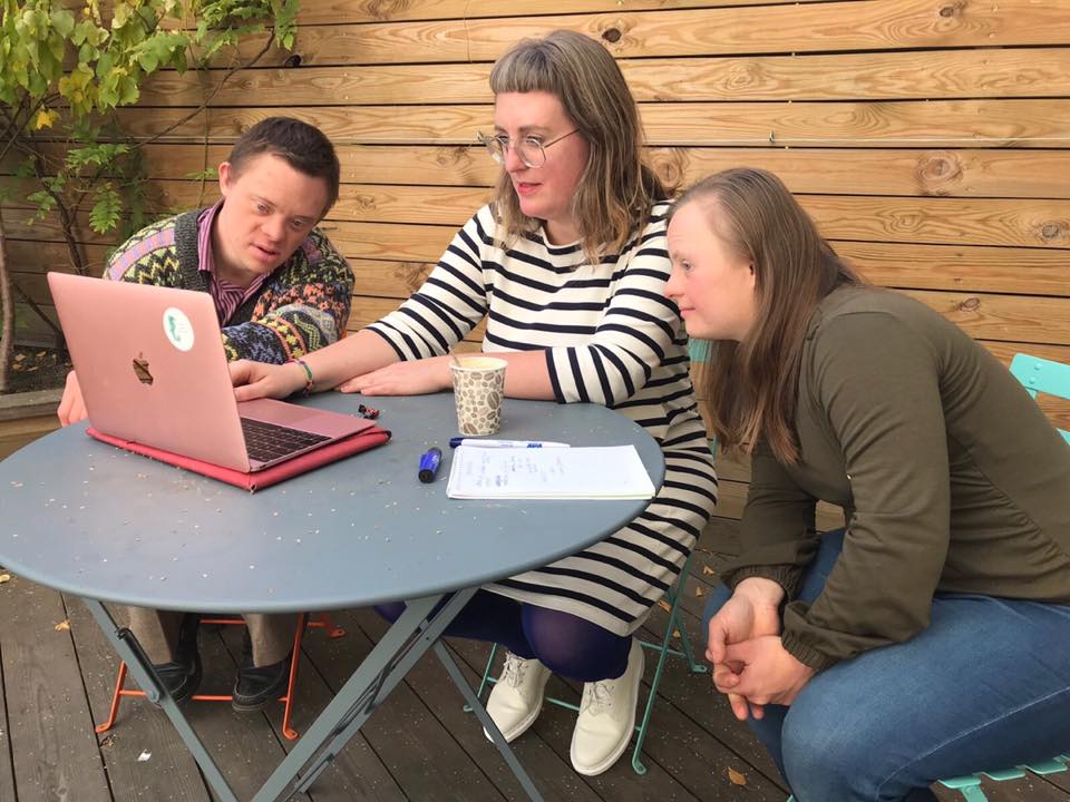 Анне Ляйфхтус с участниками проекта Анне Ляйфхтус с участниками проекта