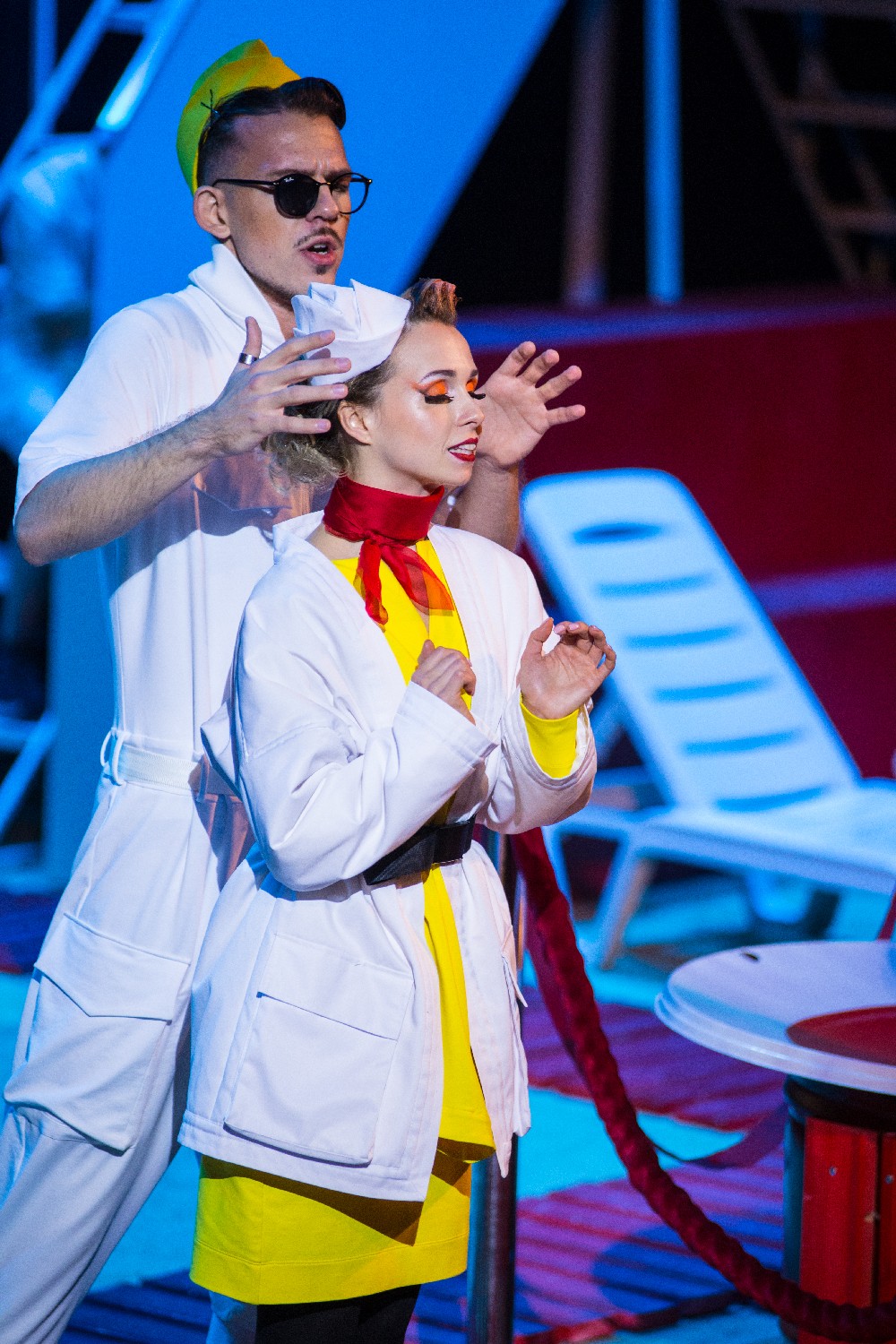 Полифем (Евгений Рахманин) и Деймон (Дарья Новицкая)