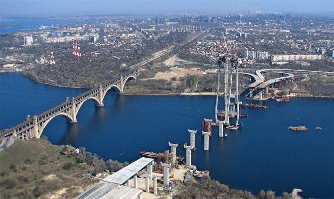 Мост через Днепр в Запорожье будут строить китайцы