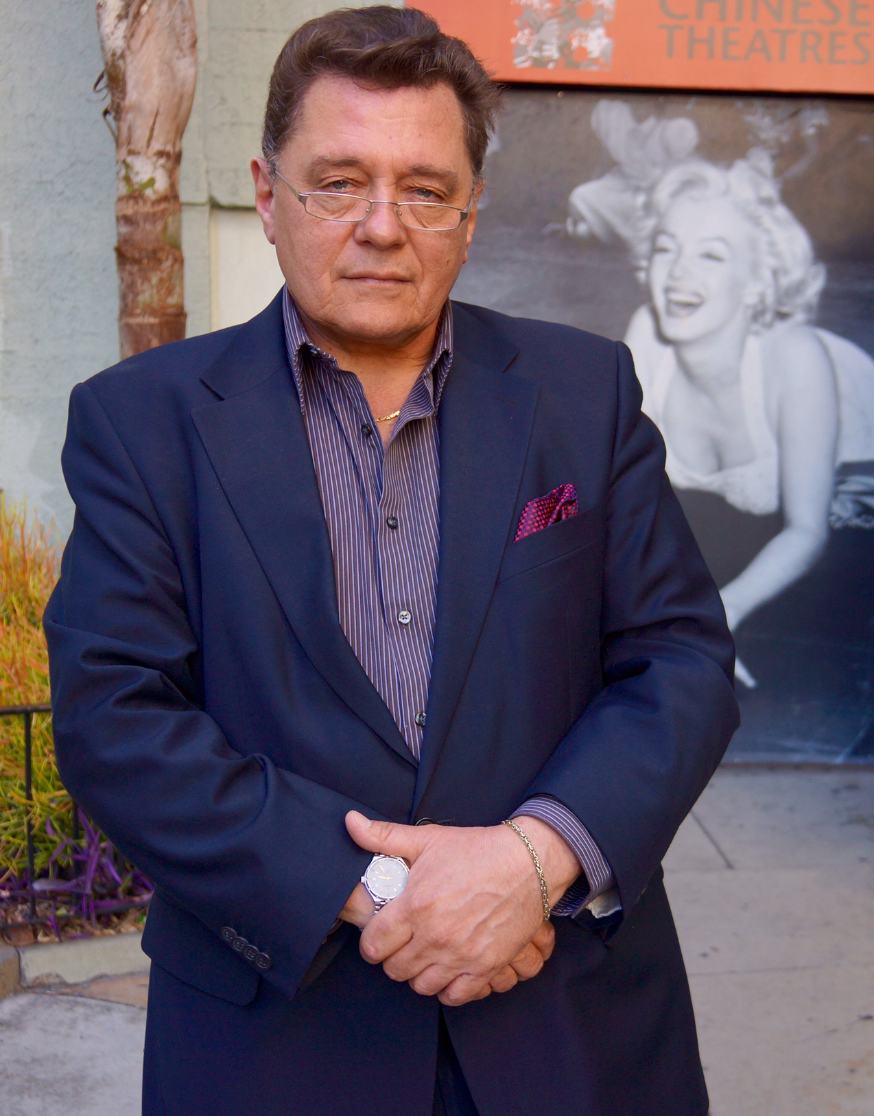 Олесь Янчук на алеї зірок в Голівуді