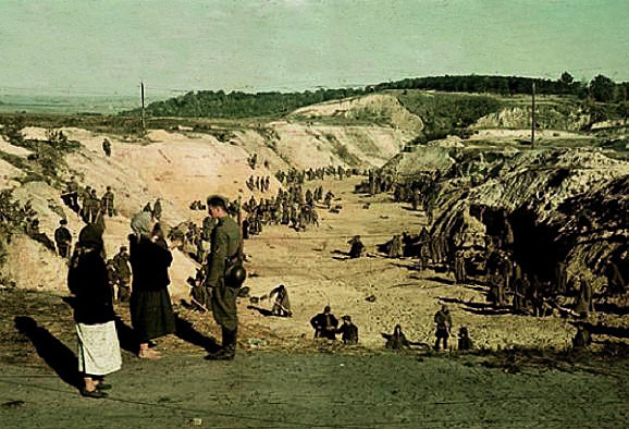 Бабий Яр, октябрь 1941 г. Фото немецкого солдата Иоганнеса Хэле (637-а рота пропаганды 6-й армии)