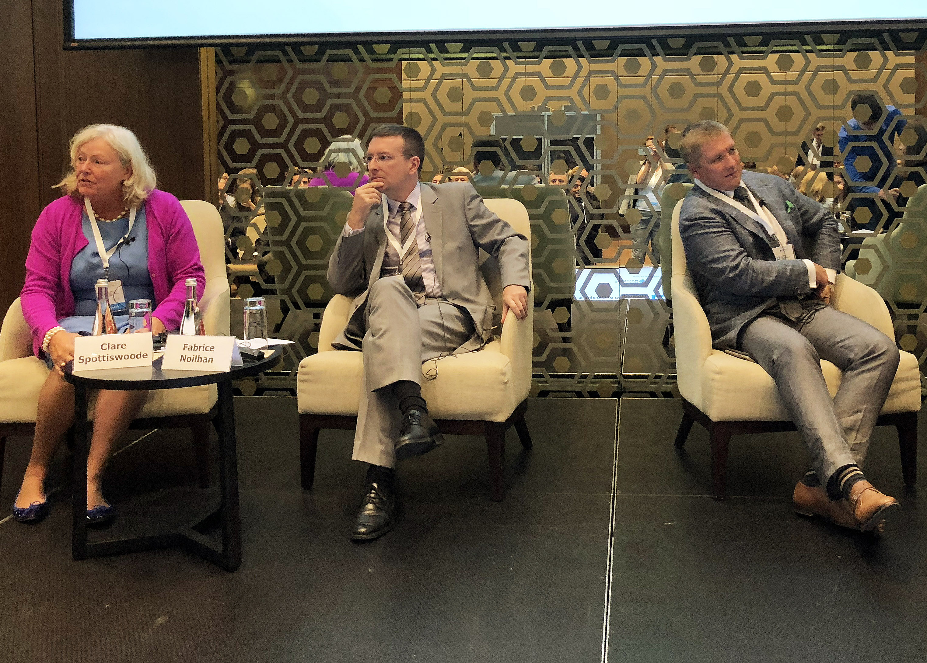 Клер Споттісвуд, Фабріс Нуайлан і Андрій Коболєв Клер Споттісвуд, Фабріс Нуайлан і Андрій Коболєв