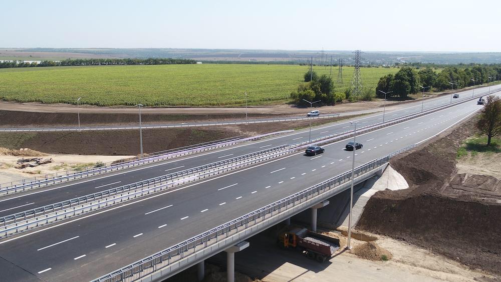 Мост, построенный командой Валентина Резниченко на окружной дороге вокруг города Днепр за 42 дня