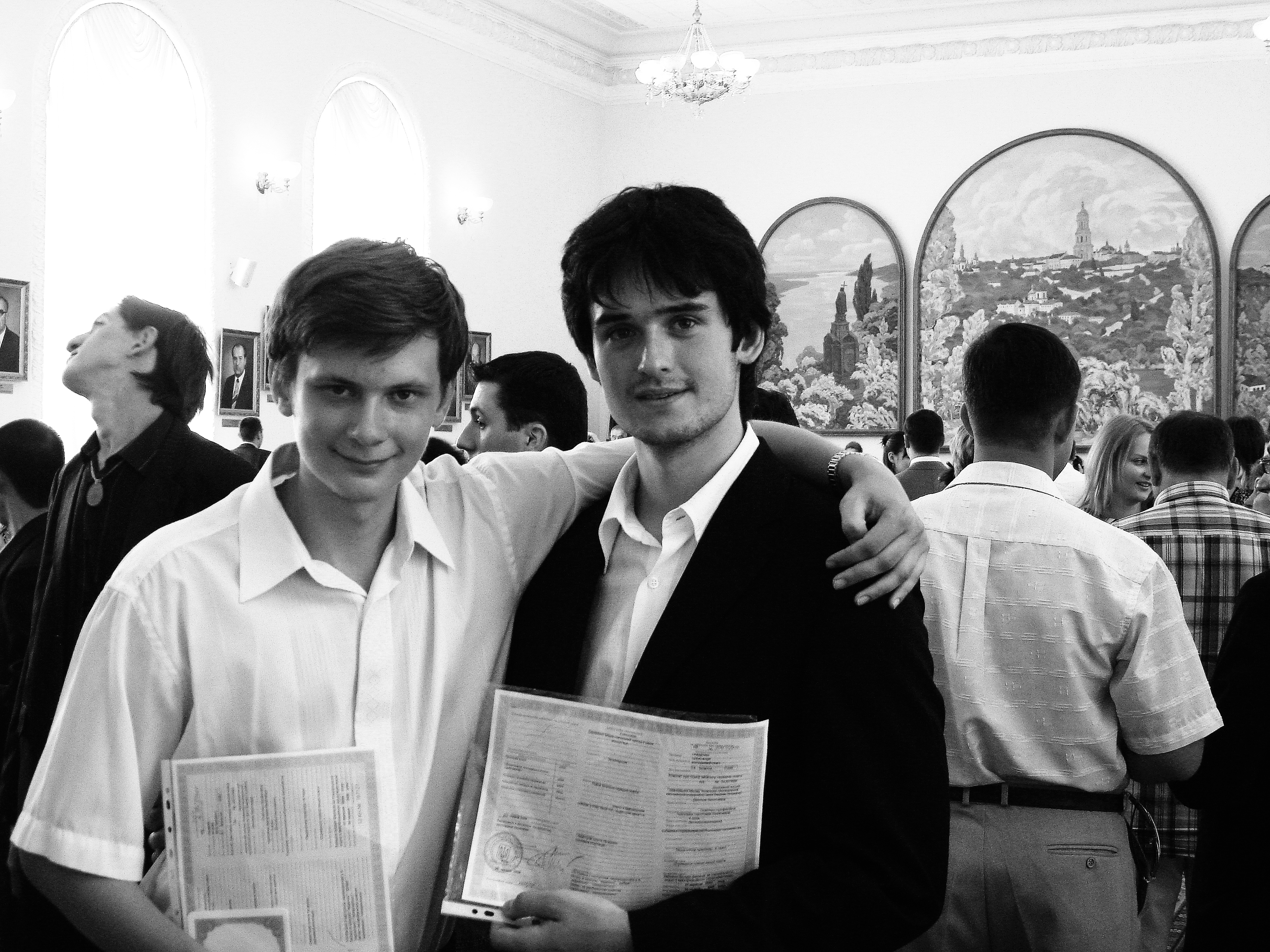 Віталій Паздрій (ліворуч) і Олександр Грищенко